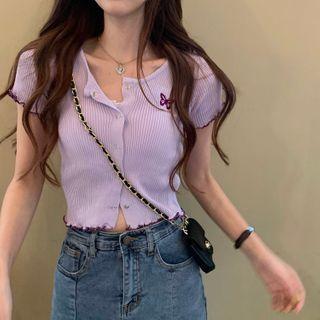 Butterfly Short-sleeve Top