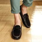 Croc Grain Genuine Leather Loafers