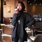 Cable-knit Turtleneck Sweater