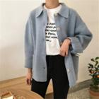 Doll Collar Sweater Coat