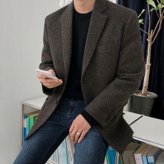 Single-button Thick Blazer