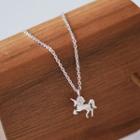 Unicorn Pendant Necklace Unicorn - Silver - One Size