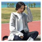 Zip Hoodie Light Gray - One Size