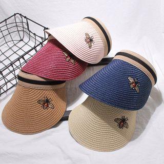 Bee Embroidered Visor
