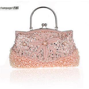 Beaded Embroidered Clutch