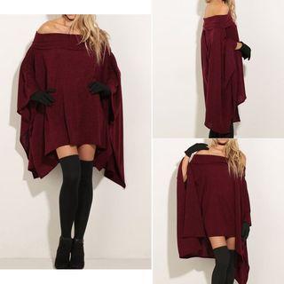 Loose-fit Off-shoulder Dress