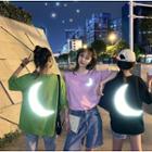 Moon Elbow-sleeve T-shirt