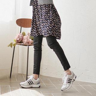 Coated Slim-fit Pants