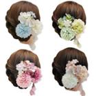 Set Of 3 : Retro Flower Hair Clip (assorted Designs)