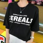 Cereals Printed Boxy-fit T-shirt