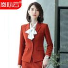 Slim-fit Blazer / Dress Pants / Mini Pencil Skirt / Bow Accent Long-sleeve Blouse / Vest / Shirt / Set