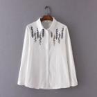 Embroidered Long-sleeved Shirt