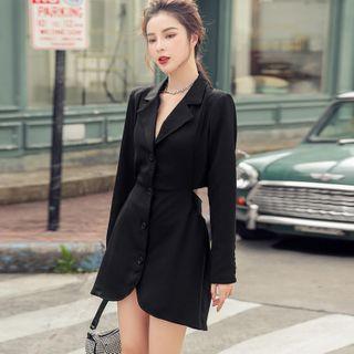 Open Back Blazer Dress