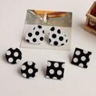 Polka Dot Geometric Earring (various Designs)