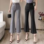 High-waist Boot Cut Cropped Dress Pants