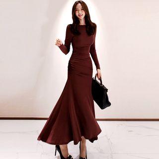 Midi Mermaid Knit Dress