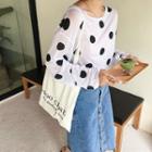 Dotted Long Sleeve T-shirt