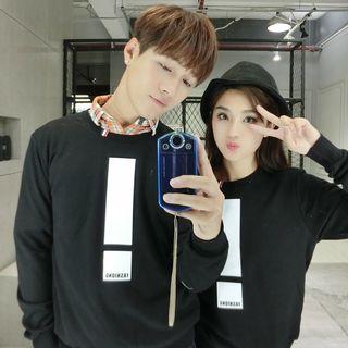 Couple Matching Fleece-lined Sweatshirt
