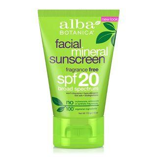 Alba Botanica - Mineral Facial Sunblock Spf 20 4 Oz 4oz / 113g