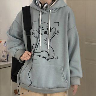 Gingerbread Man Print Hoodie