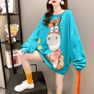 Donkey Print Pullover