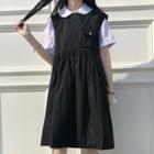 Short-sleeve Top / Sleeveless Plain Dress