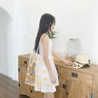 Dotted Tote Bag Yellow Dots - Transparent - One Size