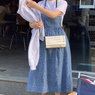 Leopard Jumper Dress / Short-sleeve T-shirt