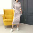 Slim-fit Long Pullover Dress