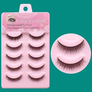 False Eyelashes #5b-7 5 Pairs - One Size