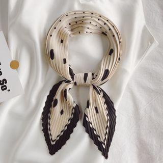 Polka Dot Accordion Scarf