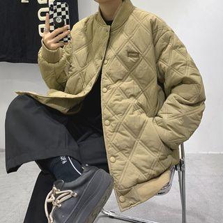 Snap Button Quilted Jacket