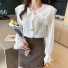 Bell Sleeve Lace Shirt
