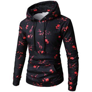 Floral Printed Hoodie