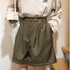 Wide Leg Shorts Black - M