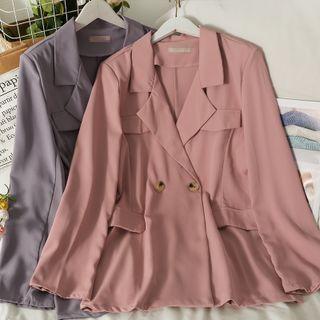 Double-breasted Light Blazer