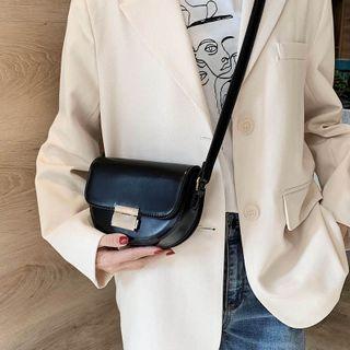Flap Faux Leather Mini Crossbody Bag