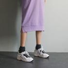 Hidden-heel Sporty Sneakers