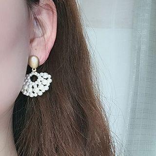 Faux Pearl Drop Earring Be0938 - Pearl - One Size