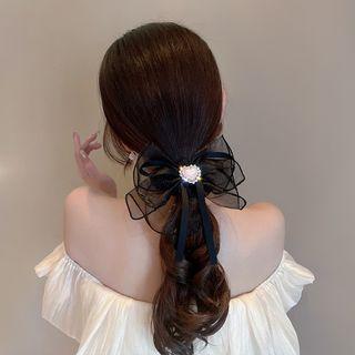 Sheer Headband White & Black - One Size