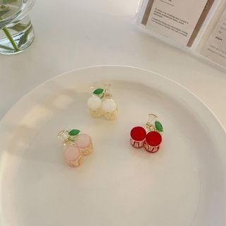 Cherry Plastic Hair Clamp