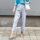 High-waist Stripe Wide-leg Pants