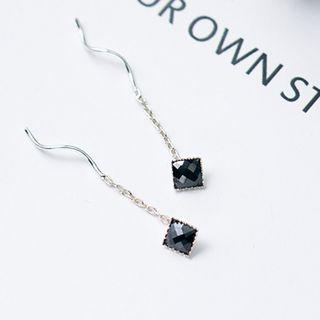 Gemstone Threader Earring