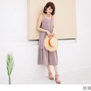 Spaghetti-strap V-neck Mermaid Dress