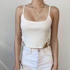 Tie-side Cropped Camisole Top
