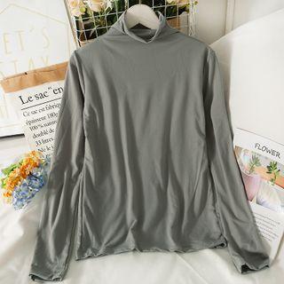 Cowl-neck Slim Top