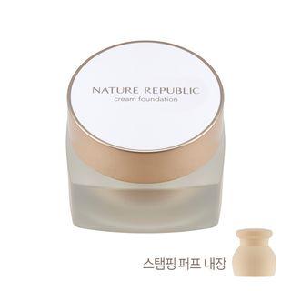 Nature Republic - Ginseng Royal Silk Cream Foundation Spf37 Pa+++ 30ml #02 Natural Beige