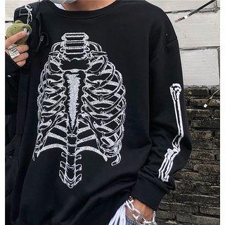 Skeleton Long-sleeve Sweatshirt