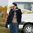 Two Tone Corduroy Jacket