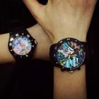Printed Silicon Strap Watch